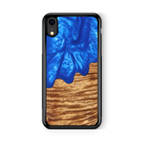 Slim Resin & Wood Phone Case (Coastline Collection - Diver's Blue) - Millennia Goods
