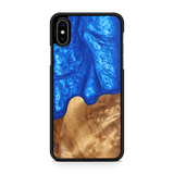 Slim Resin & Wood Phone Case (Coastline Collection - Diver's Blue) - Millennia Goods