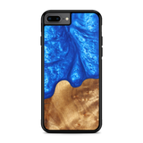 Slim Resin & Wood Phone Case (Coastline Collection - Diver's Blue) - Millennia Goods