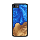 Slim Resin & Wood Phone Case (Coastline Collection - Diver's Blue) - Millennia Goods