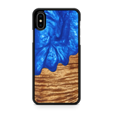 Slim Resin & Wood Phone Case (Coastline Collection - Diver's Blue) - Millennia Goods